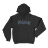 Asadi Arabic Blue Hoodie Black