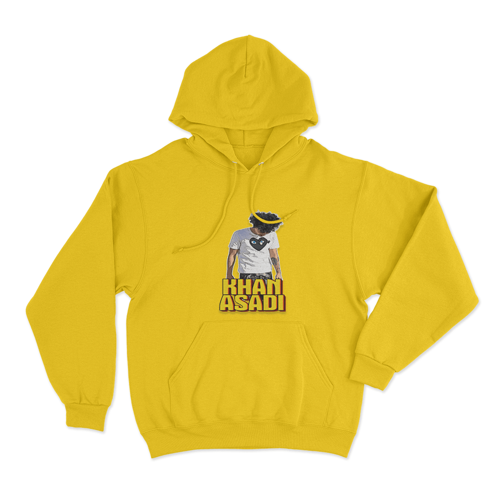 Khan Asadi Bold Hoodie Yellow Khan Asadi Bold Hoodie Yellow