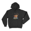 Khan Asadi Cartoon Hoodie Black