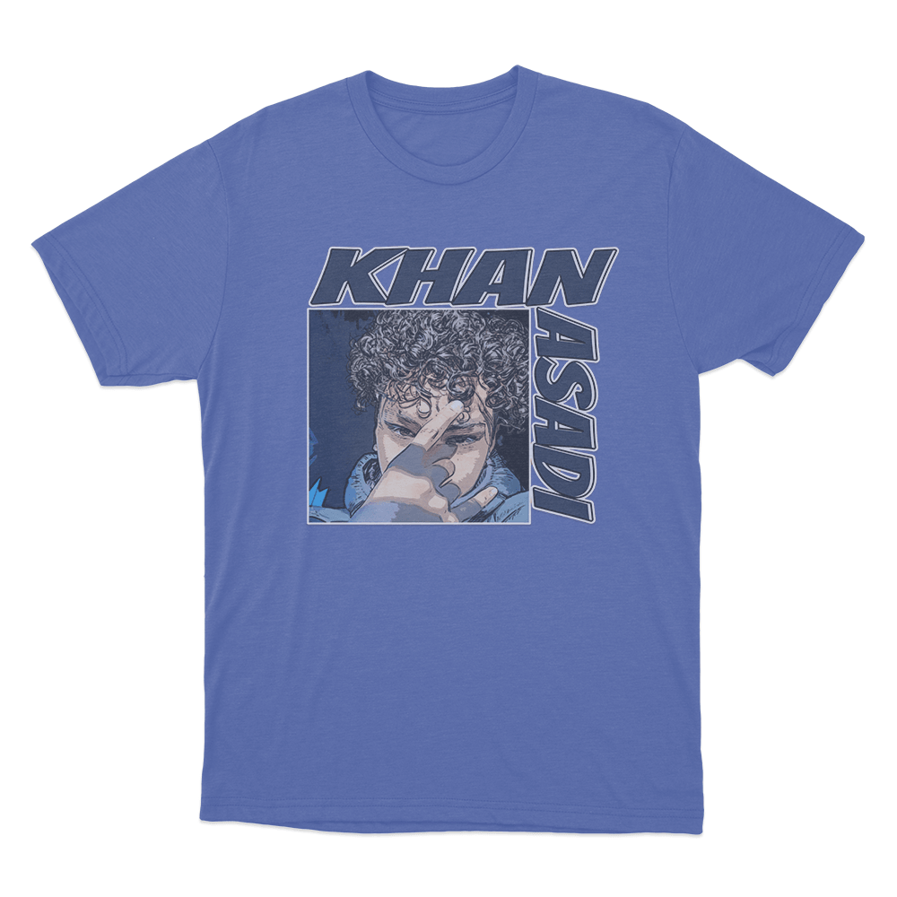 Khan Asadi Frame T Shirt Blue Khan Asadi Frame T Shirt Blue