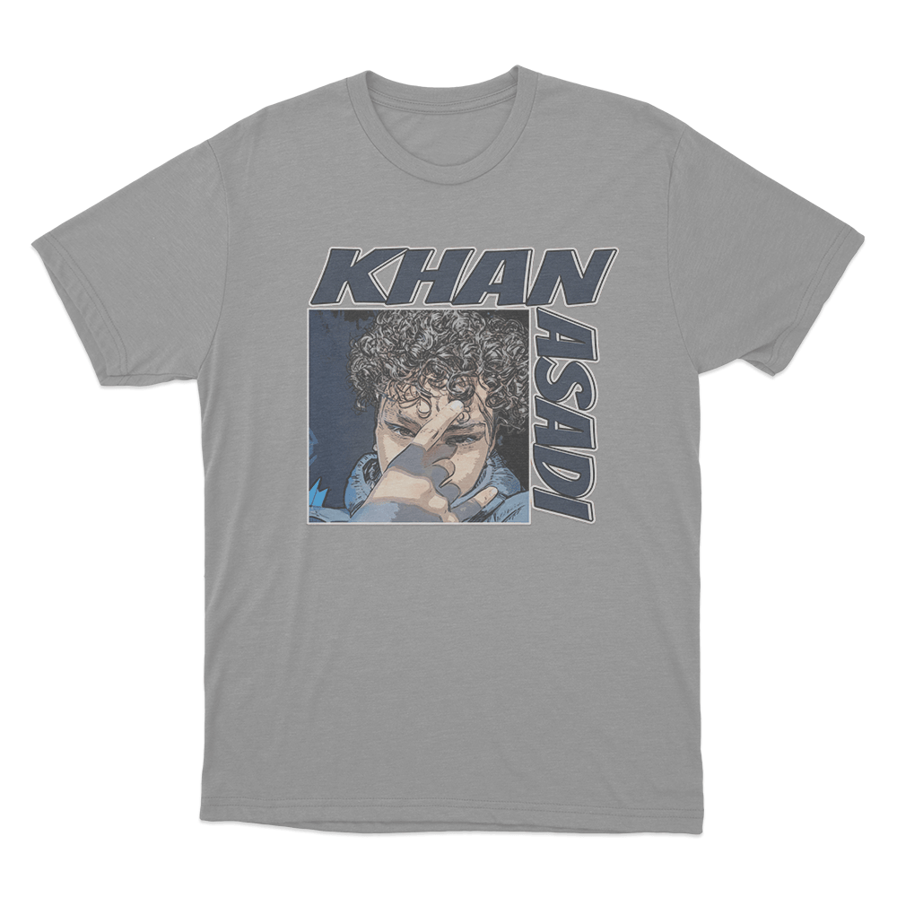 Khan Asadi Frame T Shirt Grey Khan Asadi Frame T Shirt Grey