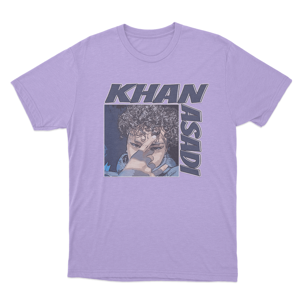 Khan Asadi Frame T Shirt Purple Khan Asadi Frame T Shirt Purple