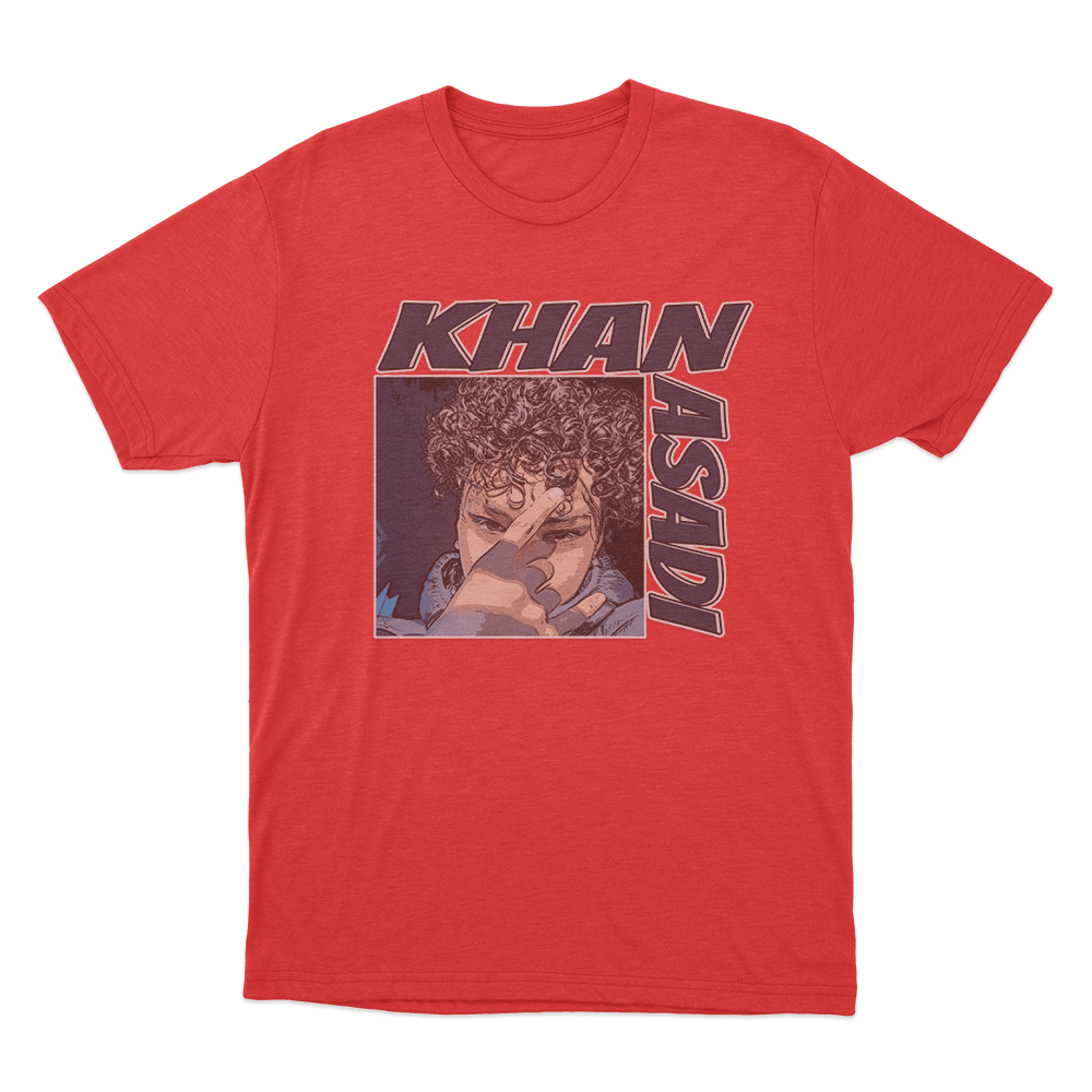 Khan Asadi Frame T Shirt Red Khan Asadi Frame T Shirt Red